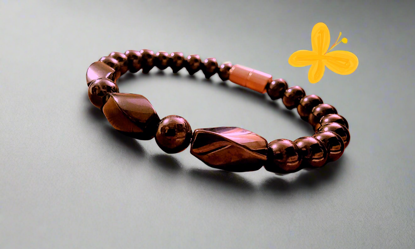 SINGLE HEMATITE BRACELET