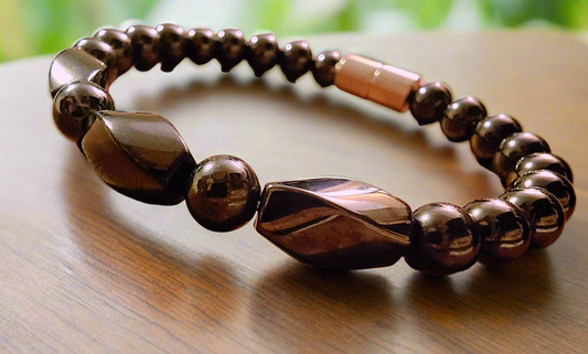 SINGLE HEMATITE BRACELET