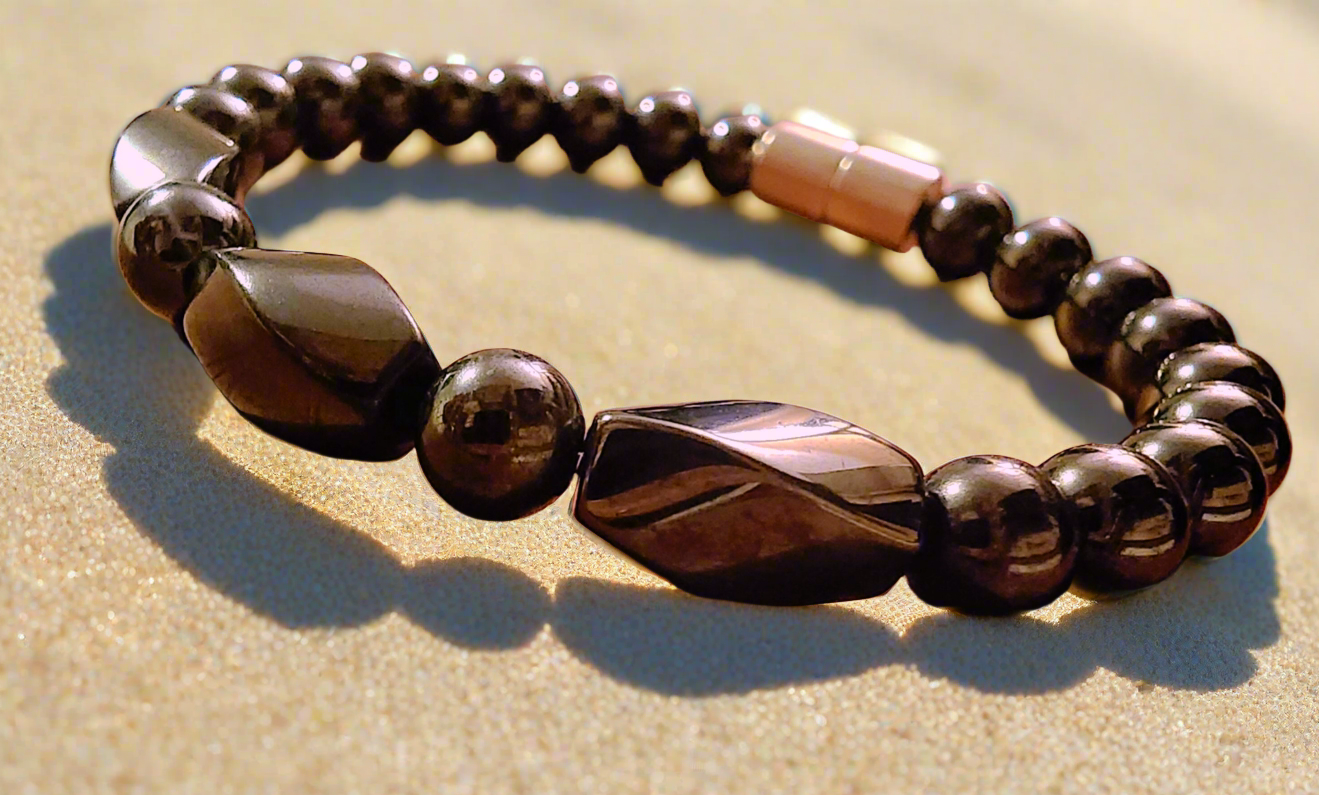 SINGLE HEMATITE BRACELET